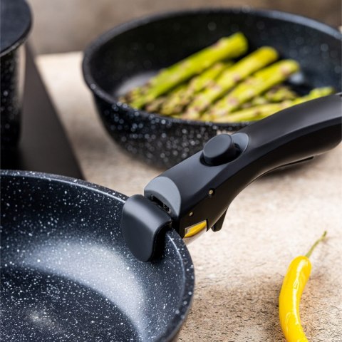 KOMPLET GARNKÓW Z MARMURKOWĄ POWŁOKĄ NIEPRZYWIERAJĄCĄ 5-ELE KLAUSBERG KB-7858