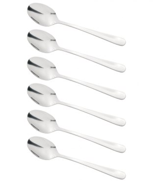 KOMPLET ŁYŻECZEK DO HERBATY 6-ele POŁYSK KiNGHOFF KH-1336