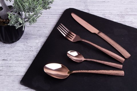 KOMPLET SZTUĆCÓW 24 EL. BŁYSZCZĄCE BERLINGER HAUS ROSE GOLD BH-2617
