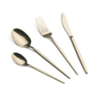 KOMPLET SZTUĆCÓW 24-ELE DLA 6 OSÓB BŁYSZCZĄCE SZAMPAŃSKIE BERLINGER HAUS BH-3067