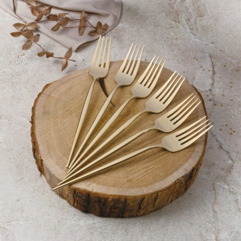 KOMPLET SZTUĆCÓW 24-ELE DLA 6 OSÓB BŁYSZCZĄCE SZAMPAŃSKIE BERLINGER HAUS BH-3067