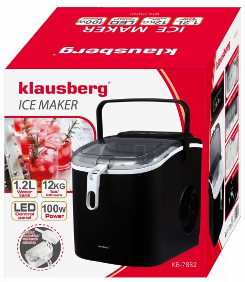 KOSTKARKA DO LODU AUTOMATYCZNA 1,2L 0.6KG 100W LED KLAUSBERG KB-7882
