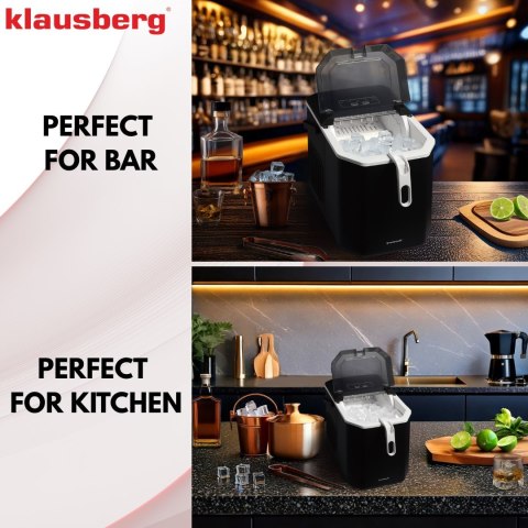 KOSTKARKA DO LODU AUTOMATYCZNA 1,2L 0.6KG 100W LED KLAUSBERG KB-7883