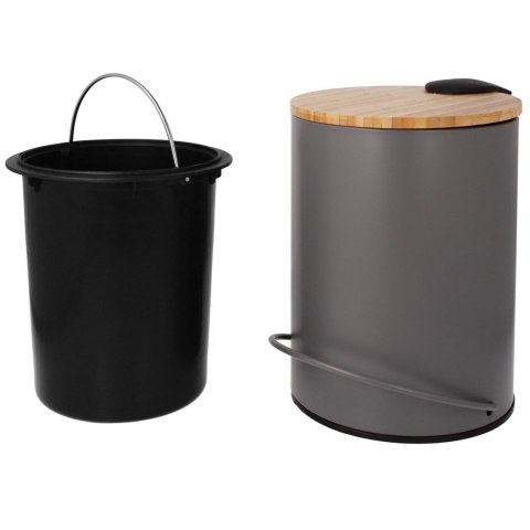 KOSZ NA ŚMIECI 3L SZARY BRUNBESTE BB-2593