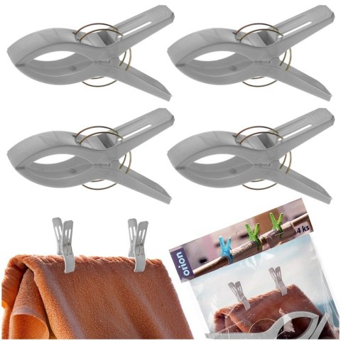 Klipsy do ręcznika koca plażowego na ręcznik 4 sztuki ORION 531158