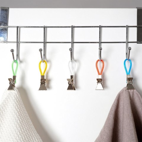 Klipsy na ręczniki do wieszania do kuchni łazienki 5 sztuk ORION 142505