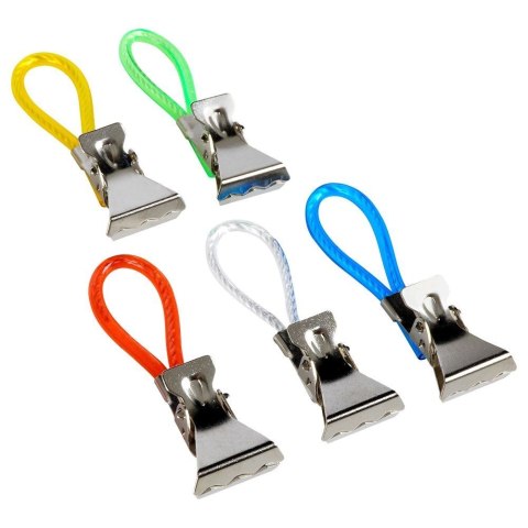 Klipsy na ręczniki do wieszania do kuchni łazienki 5 sztuk ORION 142505