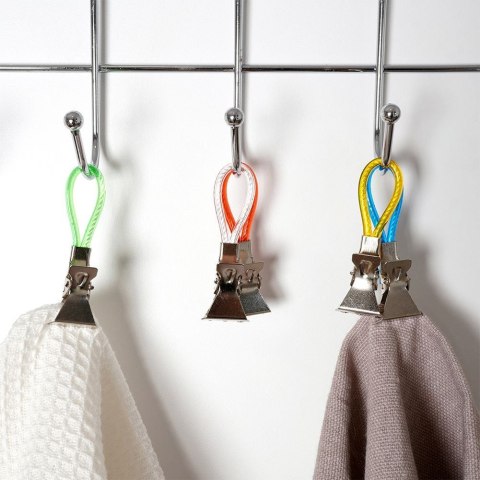 Klipsy na ręczniki ścierki do łazienki kuchni na ręczniki 5 sztuk EXCELLENT HOUSEWARE 569620