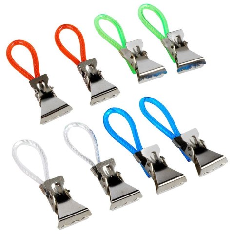 Klipsy na ręczniki ścierki do łazienki kuchni na ręczniki 8 sztuk VILDE 569568