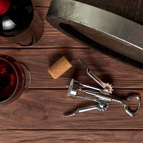 Korkociąg do wina otwieracz stalowy 17cm EXCELLENT HOUSEWARE 259363
