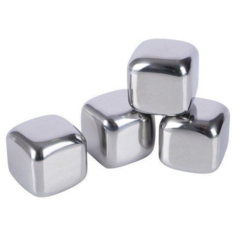 Kostki lodu lodowe stalowe wielorazowe do chłodzenia drinków napojów EXCELLENT HOUSEWARE 259365