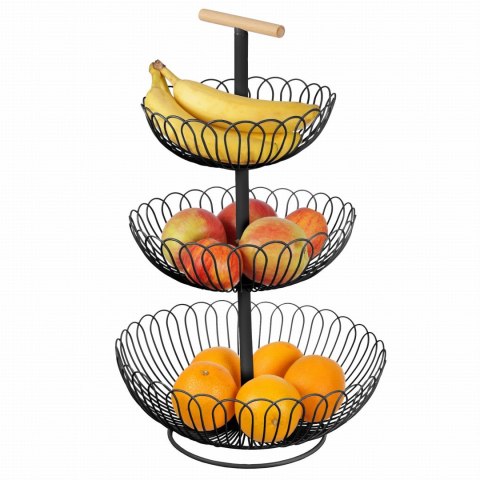 KOSZYK PATERA NA OWOCE 3-POZIOMOWA BRUNBESTE BB-3438