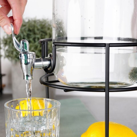 KRANIK KRAN DO SŁOJA SŁOIKA DYSTRYBUTORA NA NAPOJE SREBRNY VILDE 139666