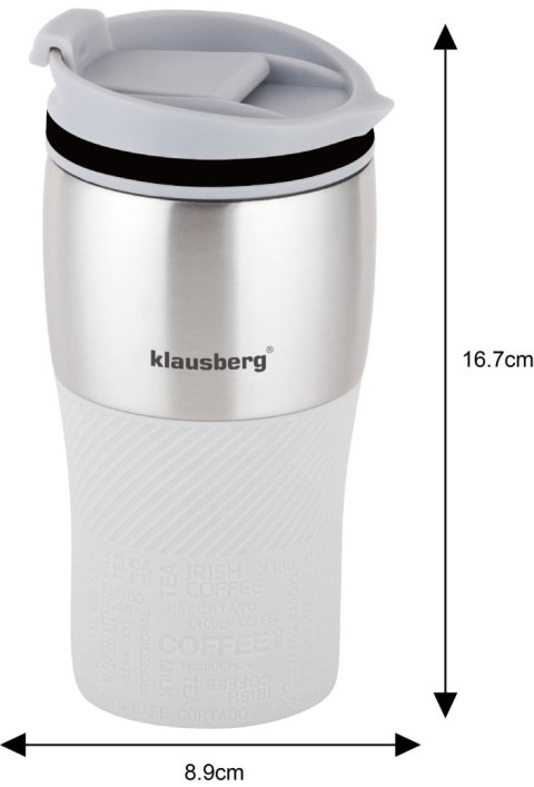 KUBEK TERMICZNY 320ML KLAUSBERG BEŻOWY KB-7628