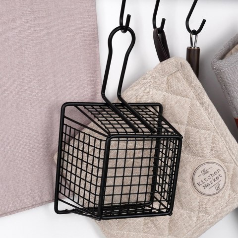 Koszyk na frytki do serwowania frytek metalowy czarny 22x13x8cm EXCELLENT HOUSEWARE 259730