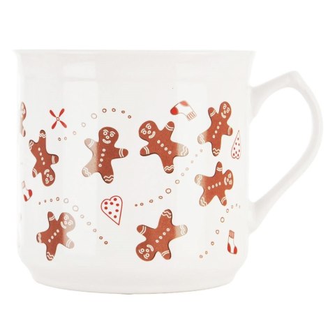 Kubek ceramiczny do kawy herbaty biały duży PIERNICZEK 700 ml ORION 129467