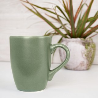 Kubek ceramiczny do kawy herbaty zielony matowy ALFA 350 ml ORION 128871
