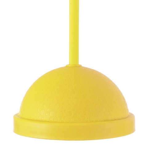 Kubek plastikowy z pokrywką i słomką 450 ml na lemoniadę żółty ORION 121785