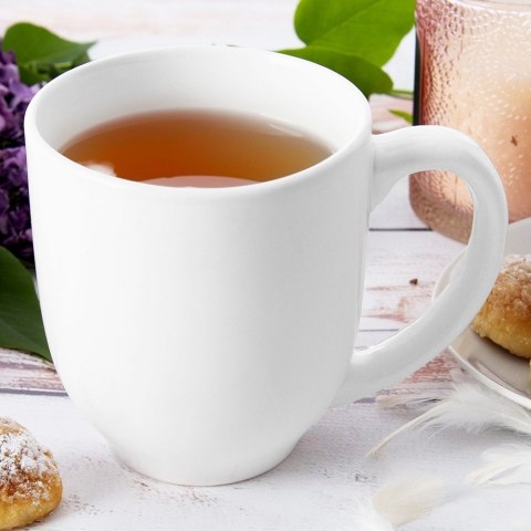 Kubek porcelanowy do kawy herbaty biały MONA 450 ml ORION 129630