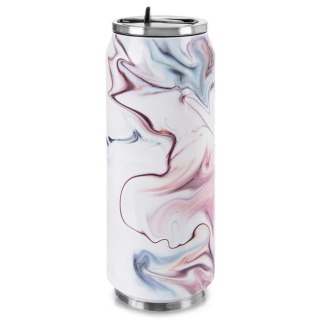 Kubek termiczny PUSZKA ze słomką rurką ustnikiem GLAMOUR 500 ml ORION 124828