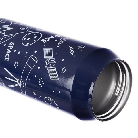 Kubek termiczny PUSZKA ze słomką ustnikiem do samochodu KOSMOS 500 ml ORION 124825