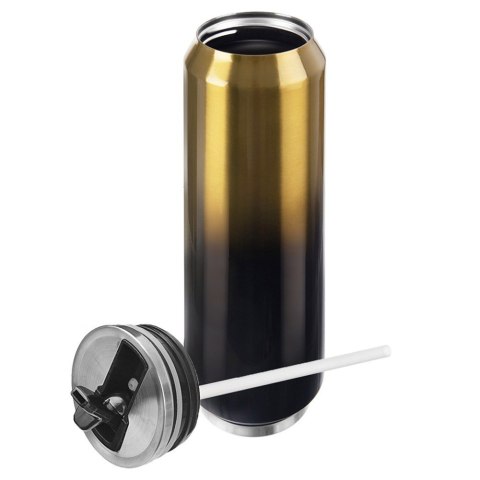 Kubek termiczny PUSZKA ze słomką ustnikiem na kawę GRADIENT 700 ml ORION 128532