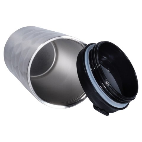 Kubek termiczny na kawę herbatę do samochodu stalowy 430 ml srebrny ORION 112268