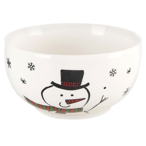 Kubek z miseczką do zupy dla dziecka dzieci porcelanowy bałwan 2 ele. ORION 129646