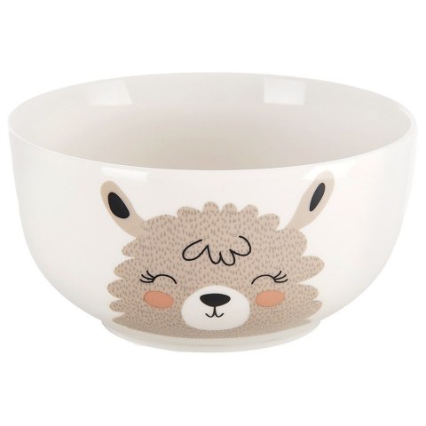 Kubek z miseczką do zupy dla dziecka dzieci porcelanowy lama 2 ele. ORION 129644