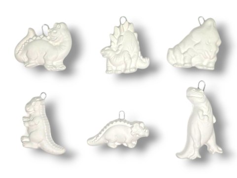 GIPSOWE FIGURKI DINOZAURY DO MALOWANIA FARBKAMI NA ZAJĘCIA PLASTYCZNE DLA DZIECI
