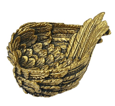 ŚWIECZNIK PODSTAWKA NA ŚWIECZKĘ TEALIGHT ZŁOTE SKRZYDŁA