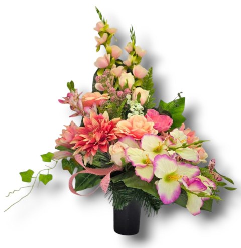 WYJĄTKOWY BUKIET XXL PREMIUM WKŁAD DO WAZONU NA CMENTARZ