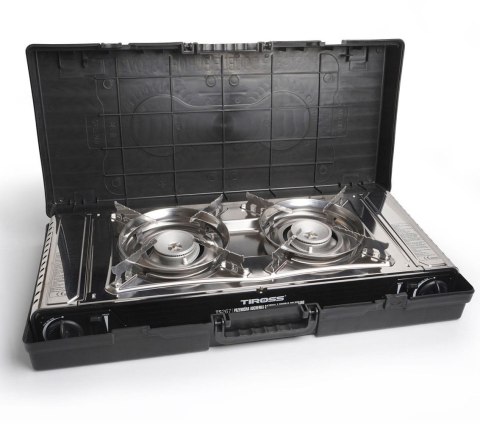 KUCHENKA TURYSTYCZNA GAZOWA PODWÓJNA 2.2kW x 2 TIROSS TS-267