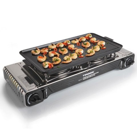 KUCHENKA TURYSTYCZNA GAZOWA PODWÓJNA 2.2kW x 2 TIROSS TS-267