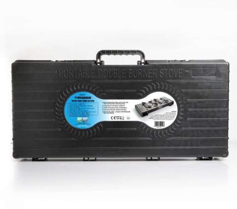 KUCHENKA TURYSTYCZNA GAZOWA PODWÓJNA 2.2kW x 2 TIROSS TS-267