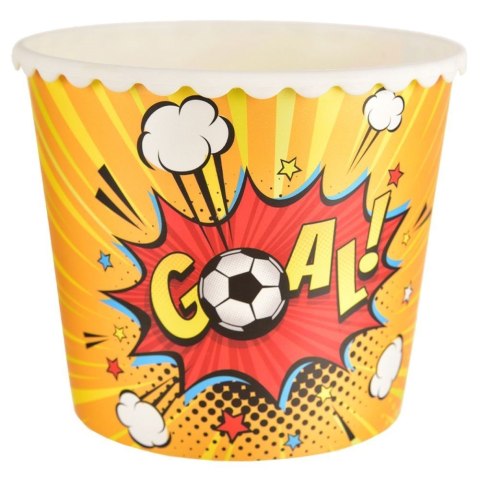Kubełek na popcorn chipsy nachosy przekąski do filmu miska GOAL 2.3L ORION 121782