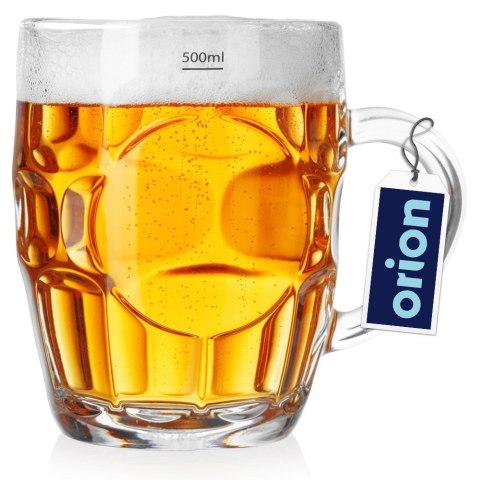 Kufel do picia piwa szklany 500ml ORION 144685