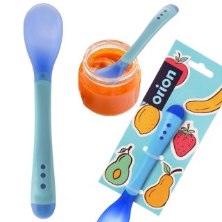 ŁYŻECZKA DLA DZIECI DZIECKA NIEMOWLĄT DZIECIĘCA Z MIĘKKĄ KOŃCÓWKĄ NIEBIESKA ORION 144605