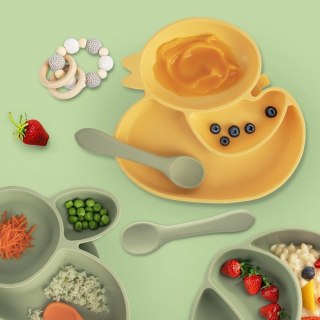 ŁYŻECZKA DZIECIĘCA SILIKONOWA DLA DZIECI DZIECKA 14CM ZIELONA ORION 154208