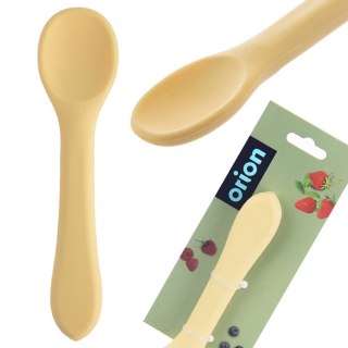 ŁYŻECZKA DZIECIĘCA SILIKONOWA DLA DZIECI DZIECKA 14CM ŻÓŁTA ORION 154209