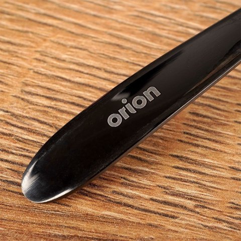 ŁYŻECZKI DO HERBATY KOMPLET ŁYŻECZEK 2 SZT SZTUĆCE STALOWE CZARNE BLACK ORION 144603