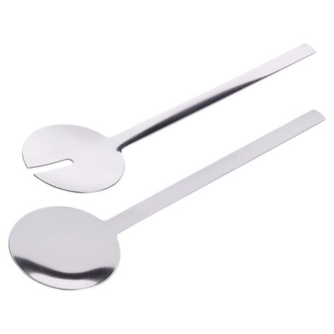 ŁYŻKI DO SERWOWANIA SAŁATEK STALOWE SREBRNE SZTUĆCE 2-ELE EXCELLENT HOUSEWARE 139394