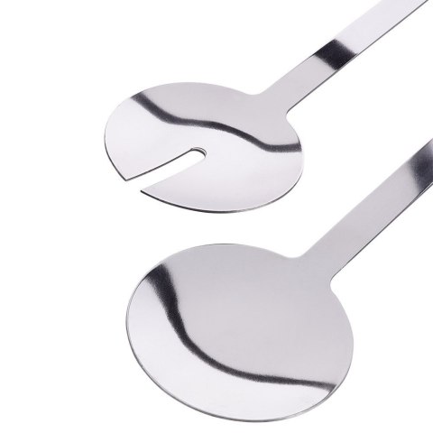 ŁYŻKI DO SERWOWANIA SAŁATEK STALOWE SREBRNE SZTUĆCE 2-ELE EXCELLENT HOUSEWARE 139394