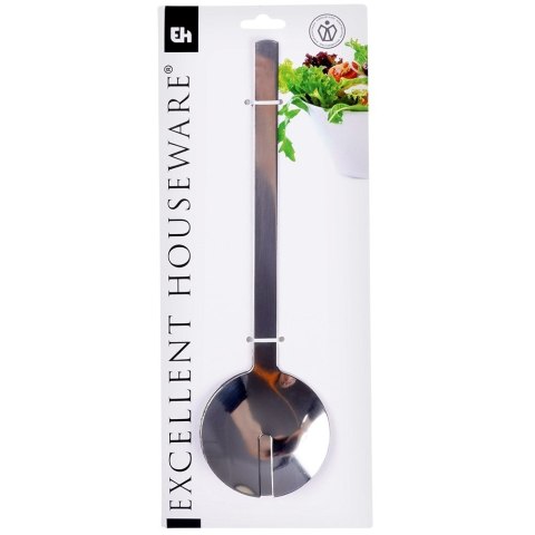 ŁYŻKI DO SERWOWANIA SAŁATEK STALOWE SREBRNE SZTUĆCE 2-ELE EXCELLENT HOUSEWARE 139394