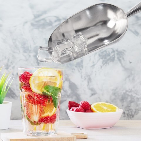 Łopatka kuchenna do nabierania serwowania aluminiowa 390ml ORION 143017