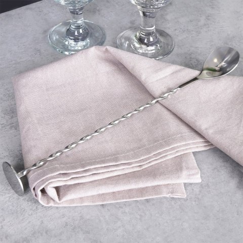 Łyżka barmańska długa do drinków koktajli stalowa 28 cm EXCELLENT HOUSEWARE 259342