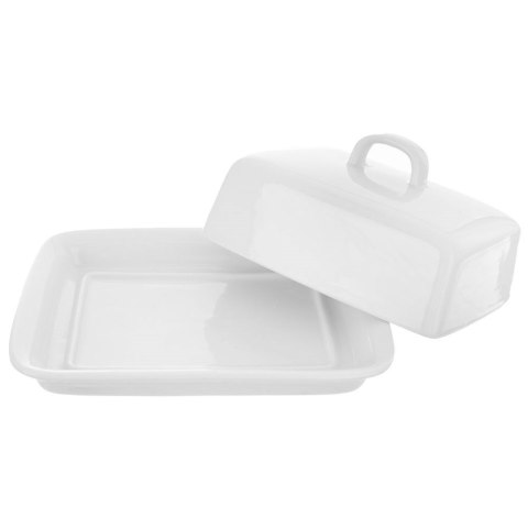 MASELNICZKA CERAMICZNA BIAŁA MASELNICA POJEMNIK NA MASŁO ORION 150500