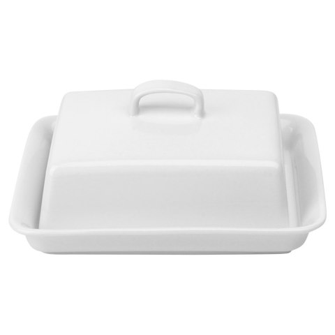 MASELNICZKA CERAMICZNA MASELNICA POJEMNIK NA MASŁO BIAŁA VILDE 139680