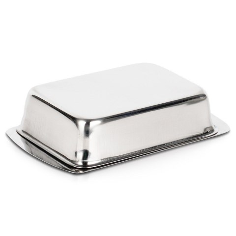 MASELNICZKA STALOWA BŁYSZCZĄCA MASELNICA POJEMNIK NA MASŁO EXCELLENT HOUSEWARE 139740