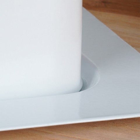 MASELNICZKA STALOWA MASELNICA BIAŁA POJEMNIK NA MASŁO VILDE 259629